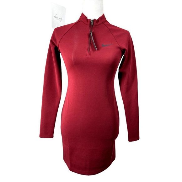Nike Sportswear Mock Mini Dress Small - Picture 2 of 8